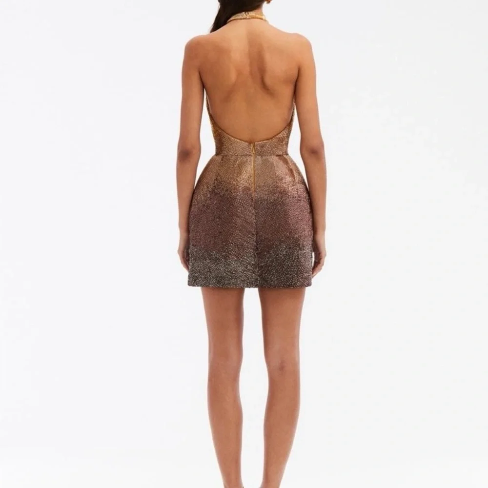 Oscar De La Renta Beaded Dress - Picture 8 of 13